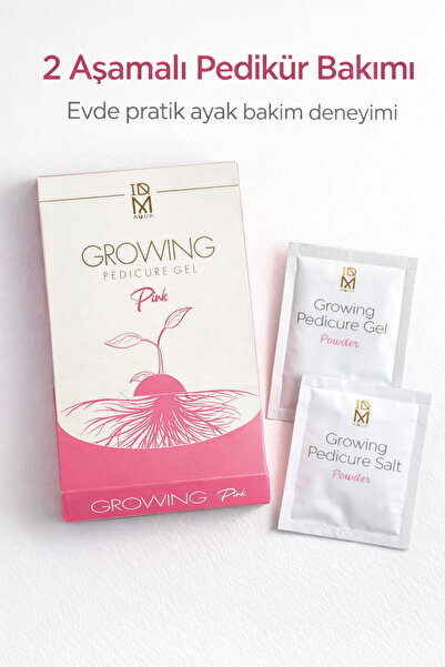 GROVİNG JEL Aqua Growing Pedicure Gel silver 2 Aşamalı Ayak Bakım ve Pedikür ...