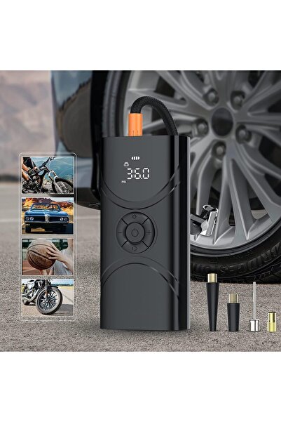 Arabest Tire Inflator Portable Air Compressor,Electric Air Pump with Emergenc...