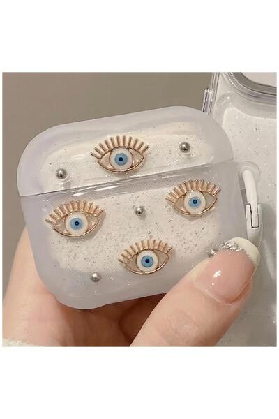 Zebana Zb-Ap10 AirPods 4 Nesil- Full Protection Case Against Nazara White