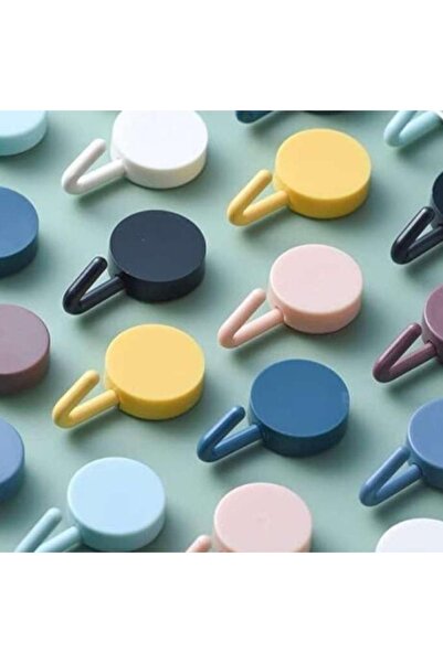 Laviera Self-Adhesive Colorful Wall Hanger, No Drilling Required, Practical, ...