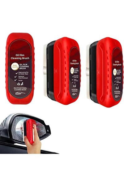 Arabest فرشاة تنظيف زجاج السيارات مكونة من 3 قطع، مزيل طبقة الزيت عن الزجاج ا...