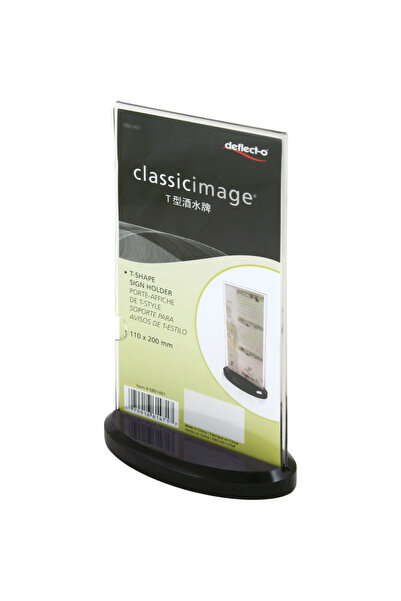 Deflecto حامل لافتات قائم من ClassicImage (على شكل حرف T)