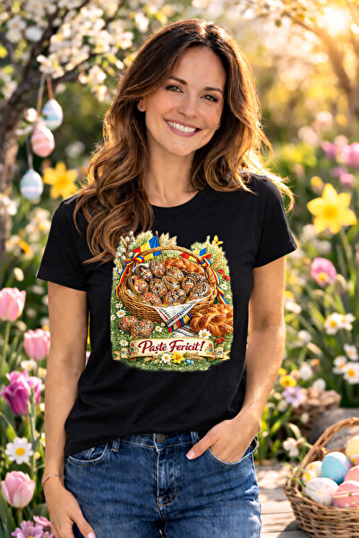 MVRDAR Happy Easter Unisex T-Shirt 100% Cotton - Easter T-Shirt with Bunny Ra...