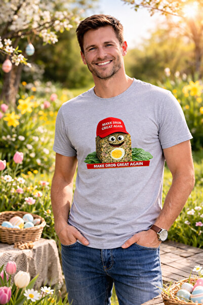 MVRDAR Καλό Πάσχα Μπλουζάκι Unisex 100% Βαμβάκι - Πασχαλινό Μπλουζάκι με Κουν...