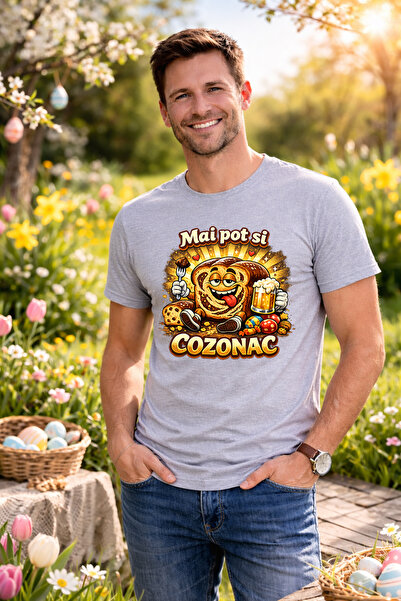 MVRDAR Καλό Πάσχα Μπλουζάκι Unisex 100% Βαμβάκι - Πασχαλινό Μπλουζάκι με Κουν...