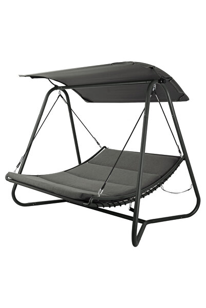 Maison Mex Hammock/garden/terrace swing FLOAT L.216.5 l.200 H.182 anthracite/...