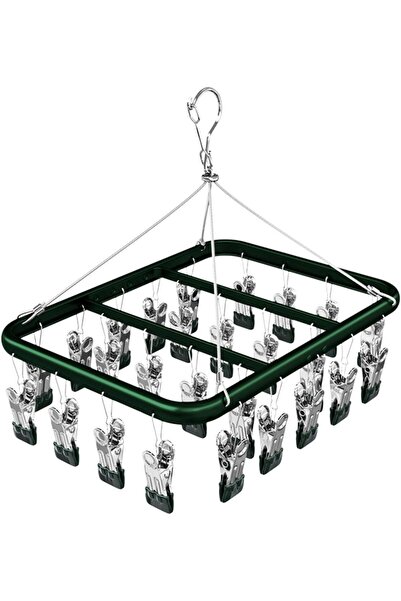 Arabest Clothes Drying Racks with 26 Clips,for Baby Clothes, Underwear, Pants...