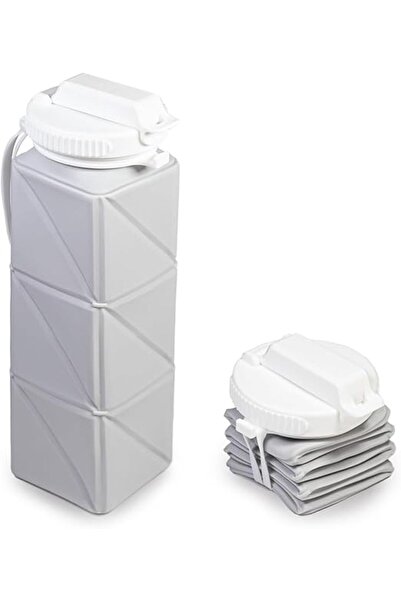 Arabest Collapsible Water Bottle, 620 ML Silicone Foldable Water Bottles for ...