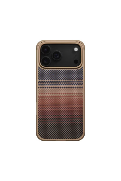 PITAKA Carcasă Aramid ProGuard Sunset compatibilă cu iPhone 17 Pro Max, porto...
