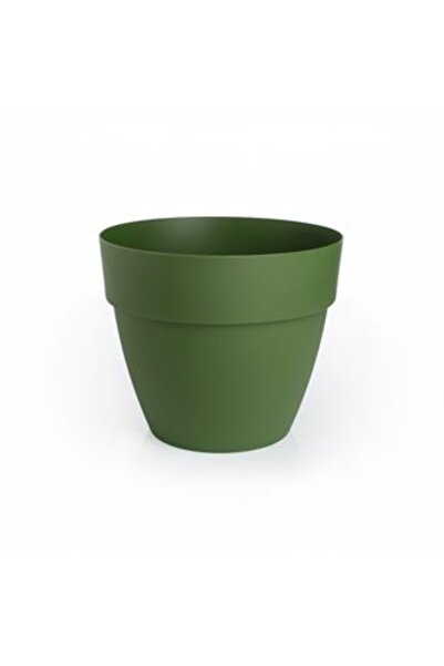 Jumbo Ghiveci cu drenaj intern, plastic verde, Ø20 x 16,5 cm - 3,5 L