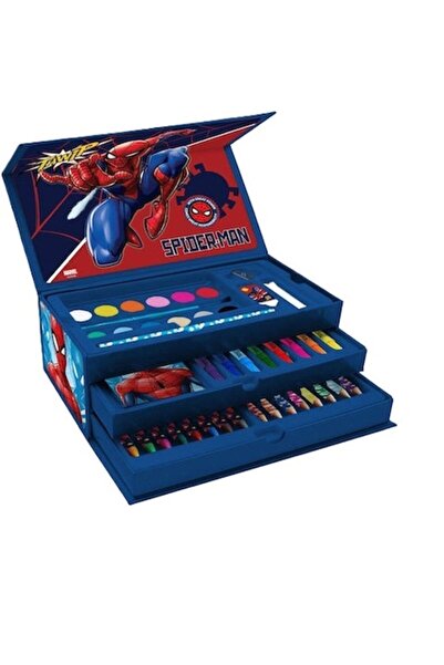 Spider -Man Creative Coloring Set with Drawer – Drawing Kit for Kids, 26 cm, ...