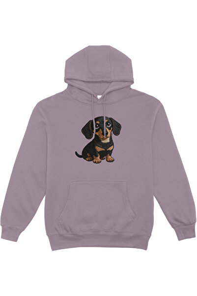 HoinarClothing Hanorac femei 80% bumbac oversize cu cățel TECKEL