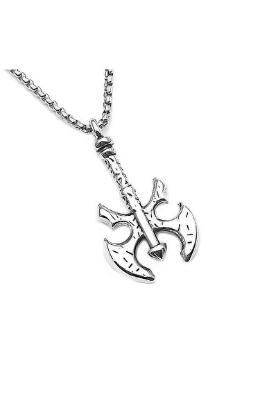 EFAYN.RO Lant unisex, pandantiv tip topor, model viking, tematica double edge...