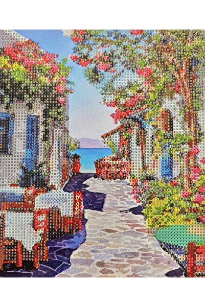 mentaş grup Boncuklu Goblen Taşlı Pano Elmas Boyama Mozaik Resim Set Ebatları...