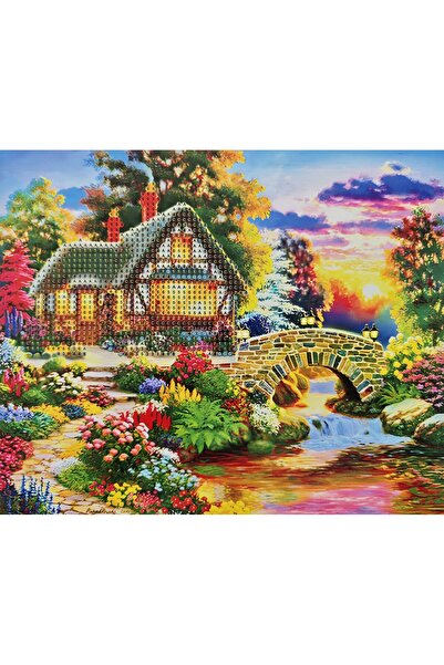 mentaş grup Boncuklu Goblen Taşlı Pano Elmas Boyama Mozaik Resim Set Ebatları...