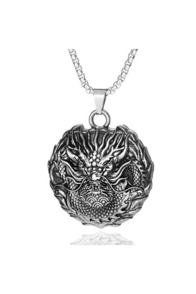 EFAYN.RO Lant unisex, pandantiv deosebit, model mitologic chinezesc, lucky dr...