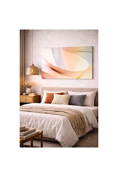 OEM Pictură modernă pe pânză, 60X90 cm, culoarea ivory flow, design premium p...