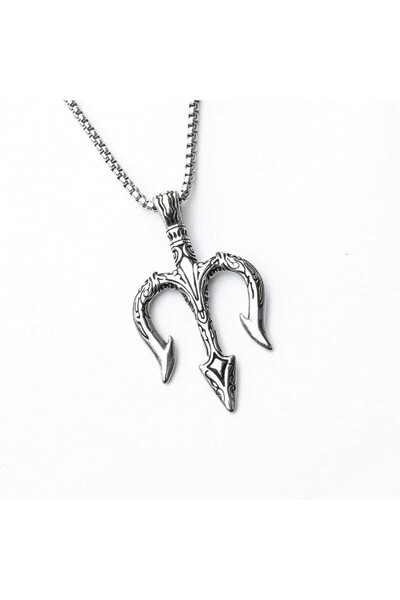 EFAYN.RO Lant unisex, pandantiv delicat, model trident, tematica king of the ...