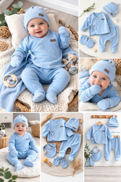 BabyNeed TR HASTANE ÇIKIŞI TAM BEBEK ZIBIN SET (UNİSEX)