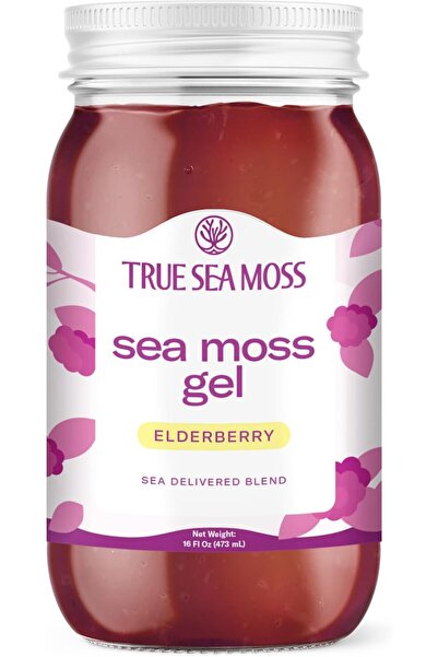 TrueSeaMoss جل طحالب البحر - طحالب البلسان - صنع في الولايات المتحدة الأمريكي...