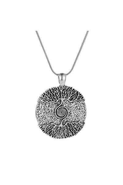 EFAYN.RO Lant cu pandantiv tree of life, model viking mithology, unisex, argi...