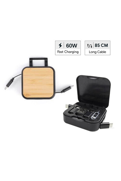giftology CASEY - Multi Functional Charging Cable Card Kit