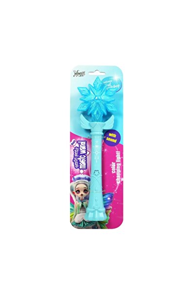 Genie Pets Bagheta magică Blue Star – Jucărie interactivă cu lumini LED și su...