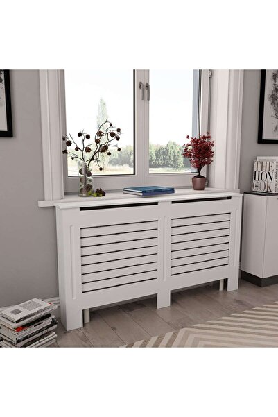 Concept Mască pentru calorifer, MDF, 152x19x81,5 cm, alb