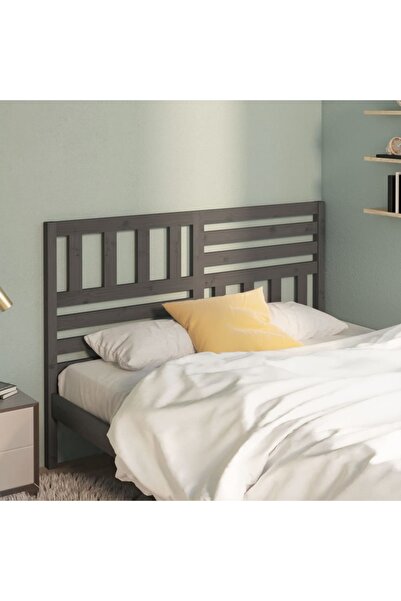 Concept Κομοδίνο, γκρι, 156x4x100 cm, μασίφ ξύλο πεύκου