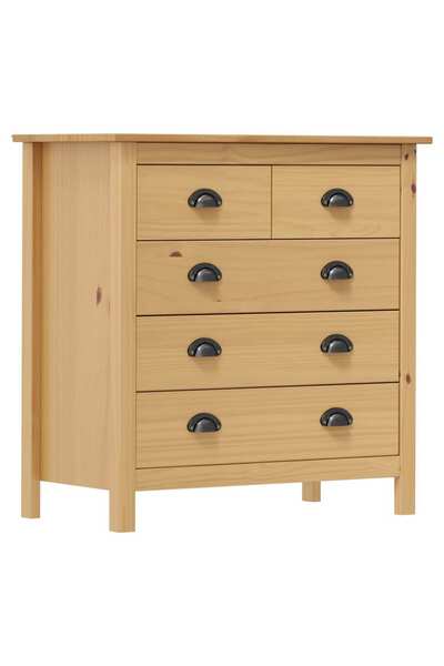 Concept Μπουφές Hill Range, 79 x 40 x 80 εκ., από μασίφ ξύλο πεύκου