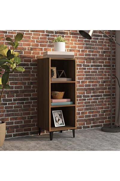 Concept Servantă, stejar maro, 34,5x32,5x90 cm, lemn compozit