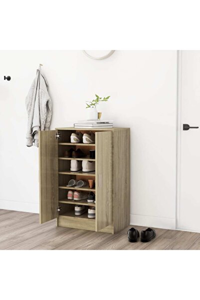 Concept Pantofar, stejar sonoma, 60x35x92 cm, lemn prelucrat