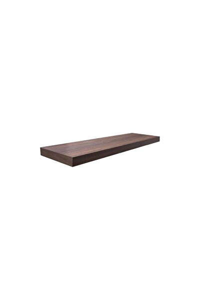 ELITECOMMERCEMARKET Dark Brown MDF Wall Hanging Shelf 80x23.5x3.8cm