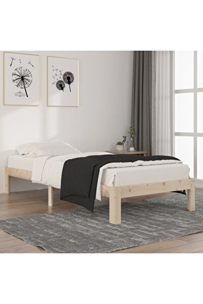 Concept Σκελετός κρεβατιού, 90x200 εκ., μασίφ ξύλο πεύκου