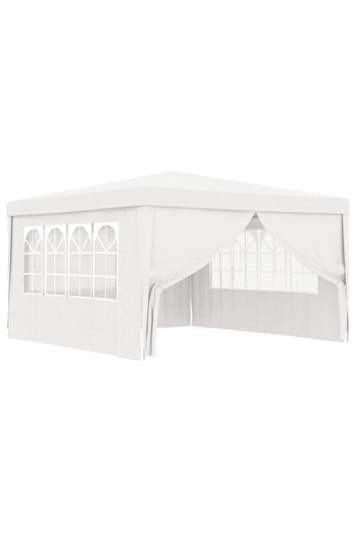 Concept Professional party tent with white walls 4 x 4 m 90 g/m²