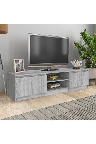 Concept Έπιπλο τηλεόρασης, γκρι σονόμα, 140x40x35.5 εκ., επεξεργασμένο ξύλο