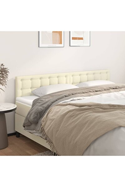 Concept Κομοδίνα, 2 τεμ., κρεμ, 100x5x78/88 cm, οικολογικό Δερμάτινο