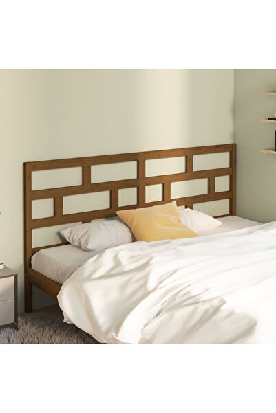 Concept Κομοδίνο, μελί καφέ, 186x4x100 εκ., μασίφ ξύλο πεύκου