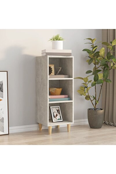 Concept Μπουφές, γκρι τσιμεντίνο, 34.5x32.5x90 εκ., σύνθετο ξύλο