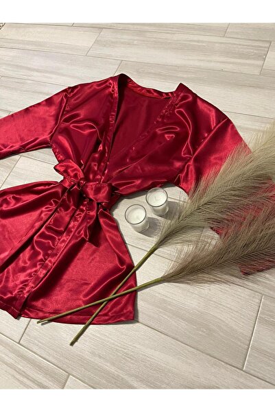 Sandrada SD Halat din satin roșu și negru – Eleganță și rafinament la tine acasă
