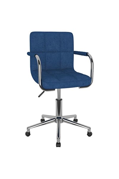 Concept Περιστρεφόμενη καρέκλα κουζίνας, μπλε, ύφασμα