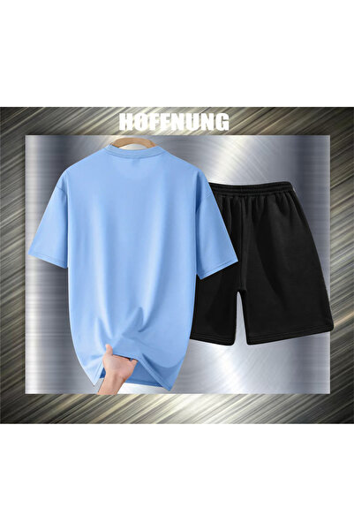 HOFFNUNG Unisex Casual Short Sleeve Set with 2Red Birds Print Outdoor Spring/...