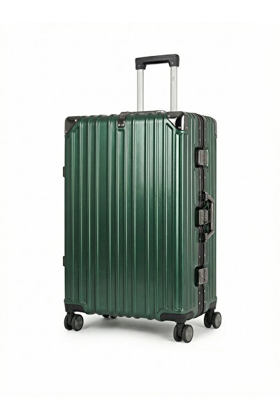 Sister Aluminum Hardside Luggage 20 24 28 Inch Available TSA Lock 3-Level Han...