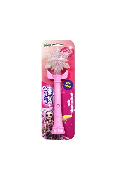 Genie Pets Baghetă magică roz cu stea – Jucărie interactivă cu lumini LED și ...