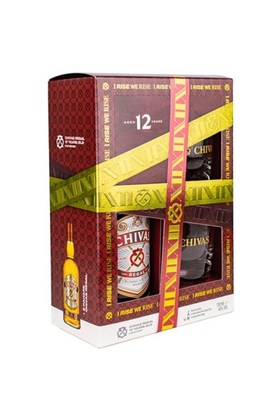 Chivas Regal Pachet cadou 12 ani whisky 40% 0.7l