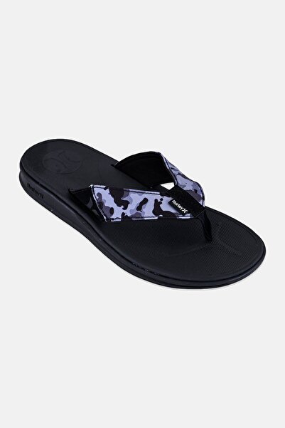 Hurley Men Camouflage Slip On Slippers, Multicolor