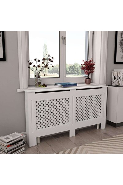 Concept Mască pentru calorifer, MDF, 152x19x81,5 cm, alb