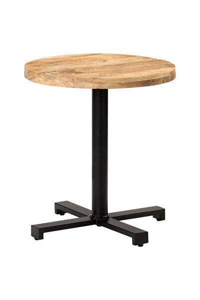 Concept Masă de bistro rotundă, Ø70 x 75 cm, lemn de mango brut