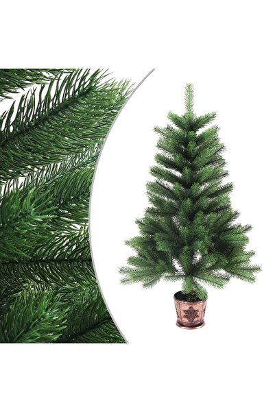 Concept Brad de Crăciun artificial, ace cu aspect , 65 cm, verde