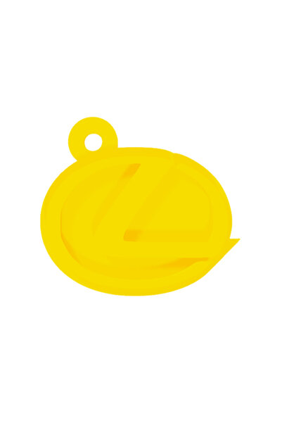 OEM Μπρελόκ,  "LEXUS ", 37Χ 41 χιλ. κίτρινο